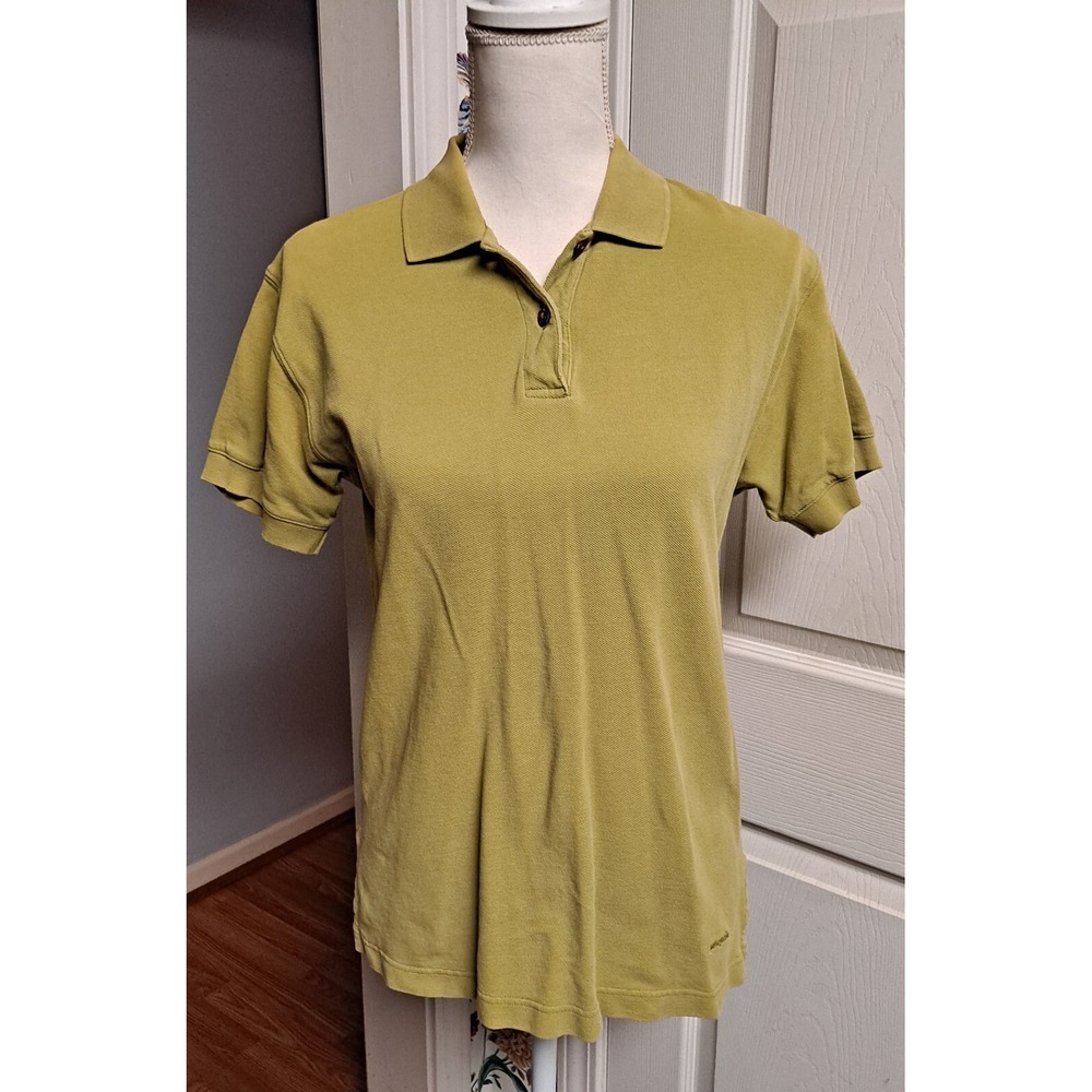 Womans S Green Patagonia Organic Cotton Polo